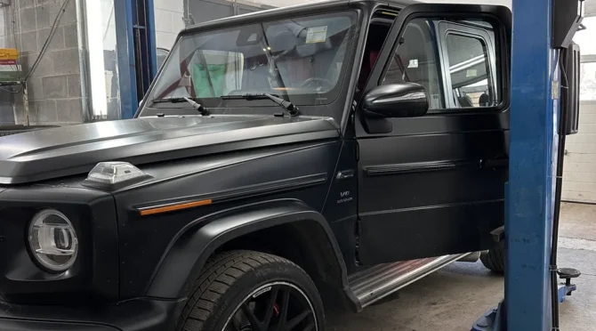 Mercedes-AMG G63 — Brake overhaul & squeal fix