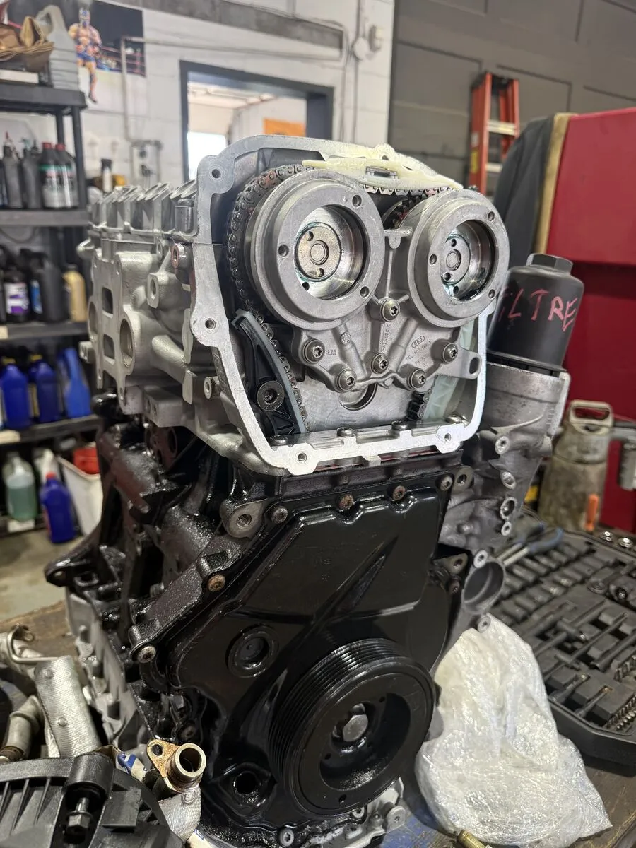 Audi A3 Quattro 2016 — Moteur remis à neuf après un problème de pression d’huile