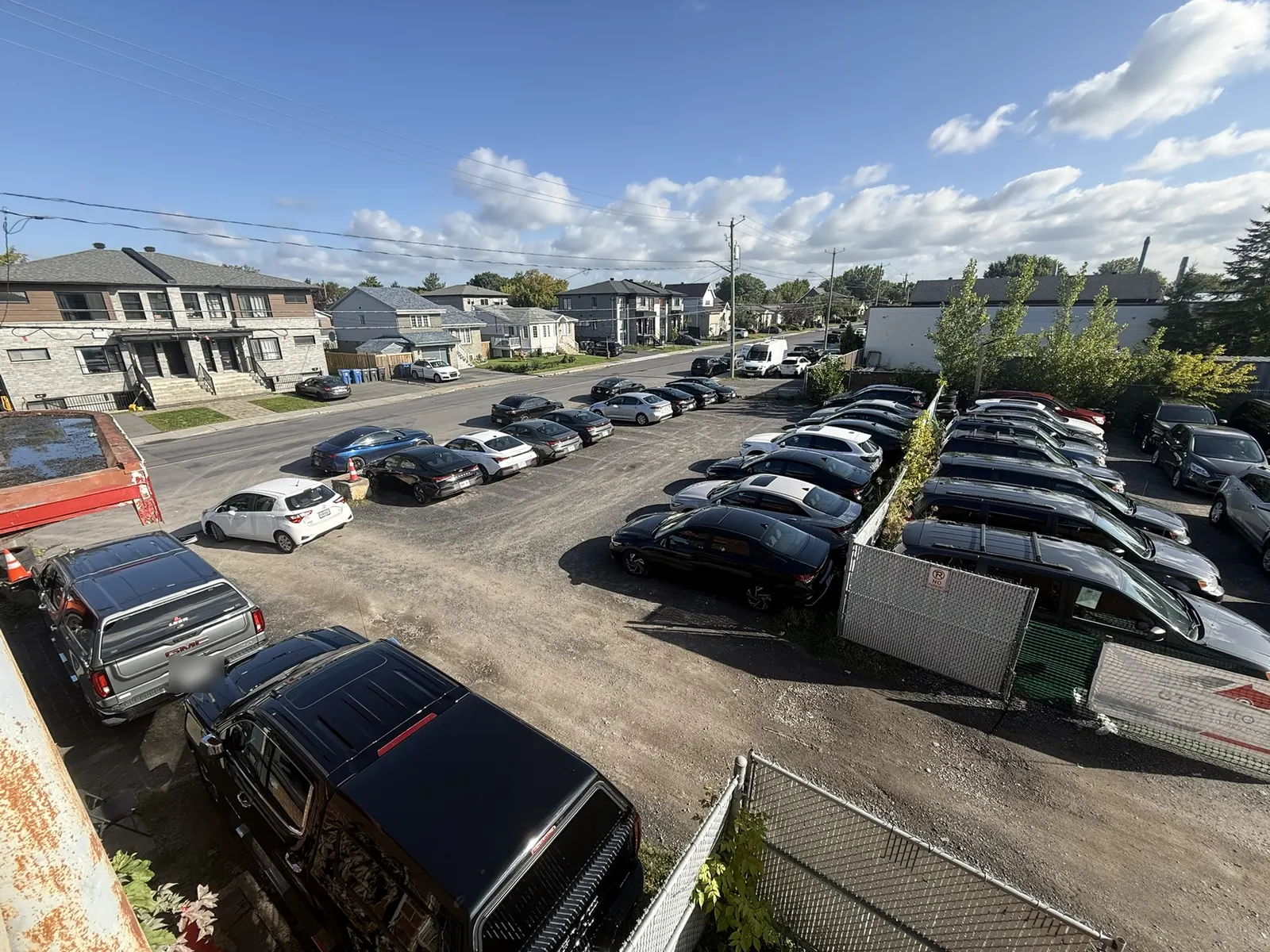 Aerial view of the Road Refined lot in Saint-Hubert